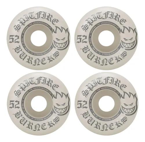 Roda Skate Spitfire Burner 52mm 99d Branca | MercadoLivre