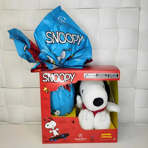 Ovo De Páscoa Snoopy Escoteiro 160g Cacau Show 2024 | Parcelamento sem juros