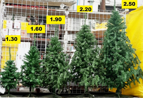 Arbol Pino Navidad Artificial Bonanza Frondoso 1.90 Mt Verde