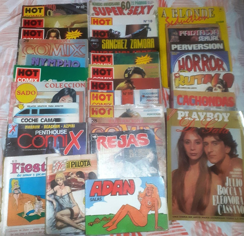 Lote De Revistas, Libros Y Cómics Eróticos Xxx