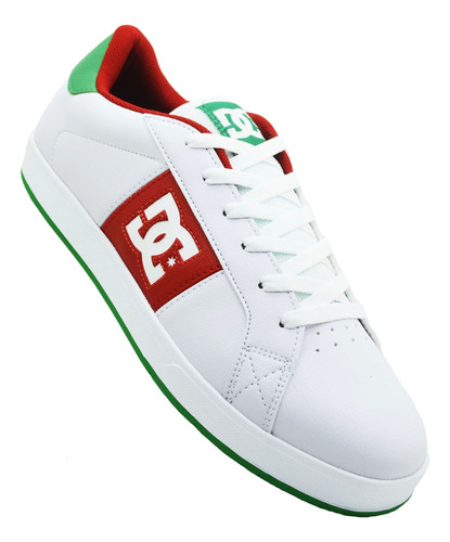 Tenis Dc Shoes Striker Sn Mx Adys100696 Hrl White/red/plaid