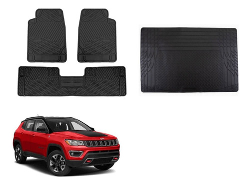 Tapetes Big Truck + Cajuela Jeep Compass 2018 A 2022 2023