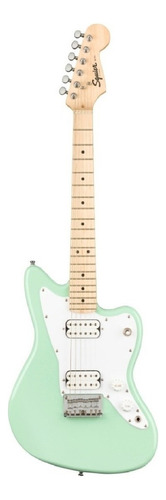 Guitarra eléctrica Squier by Fender Mini Jazzmaster HH mini jazzmaster de álamo surf green brillante con diapasón de arce