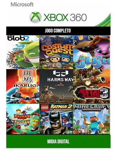 Combo 6 Jogos – Midia Digital Xbox 360 - 95xGames