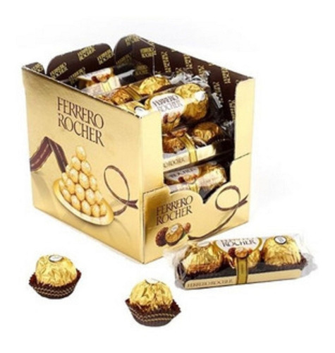 Chocolate Ferrero Rocher Caja De 16 Tripacks