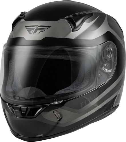 Casco Fly Racing Revolt Rush Gris/negro LG