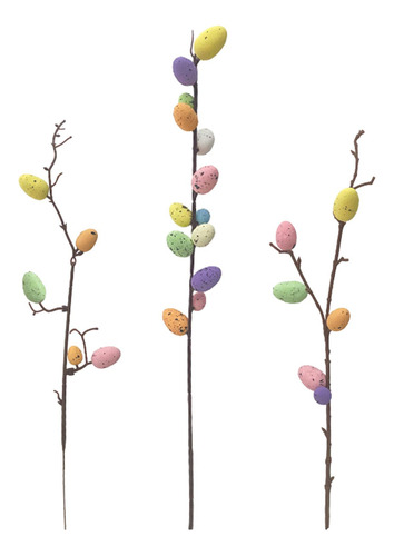 Ramas De Árbol De Huevos De Pascua, Ramita De 13 Puntas