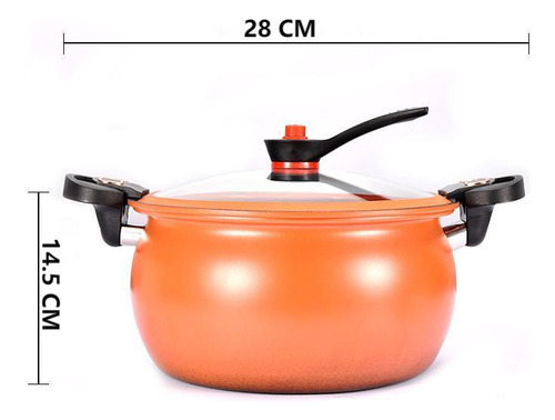 Olla De Micropresión S De Piedra De Gran Capacidad, Antiadhe
