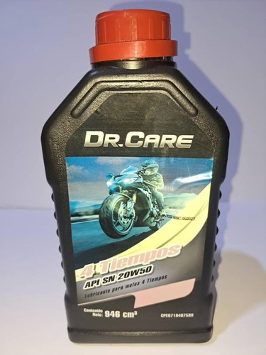 Aceite Motor Mineral 4t 20w50 946ml Dr. Care
