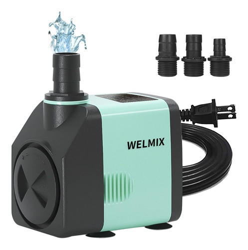 Welmix Bomba De Agua Sumergible Para Acuario De 530 Gph (200