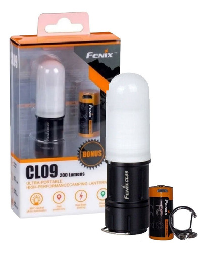 Farol Mini Led Fenix Cl09 200 L Sumergible Linterna Camping