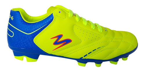 Tenis Futbol Soccer Pasto Modelo 430 Amarillo/ Azul/ Azul