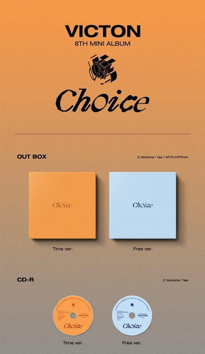 Victon Album Oficial Choice Versión Free (azul)