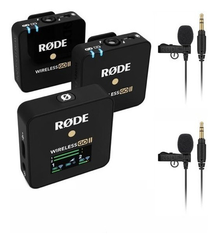 Rode Wireless Go Ii 2-personas + 2 Rode Lavalier Go