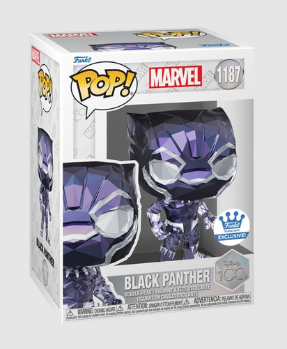 Funko Pop! Black Panther (facet) Disney 100 Años