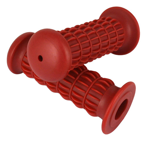 Puños Manillar Accesorios Antideslizantes Universal Rojo