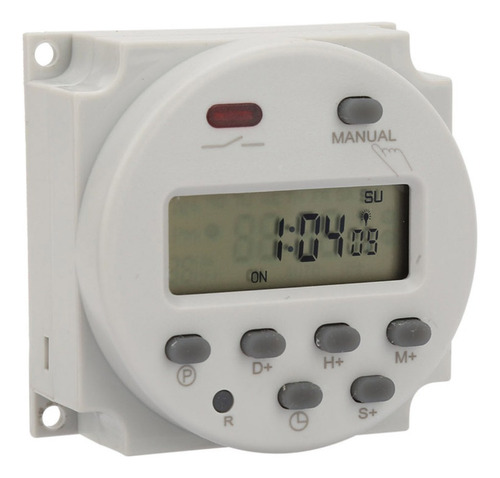 . Interruptor Temporizador Programable 7 Días 1s~168h 5va