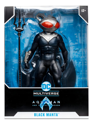 Estátua Sm Mcfarlane 12 Black Manta (Aquaman 2)