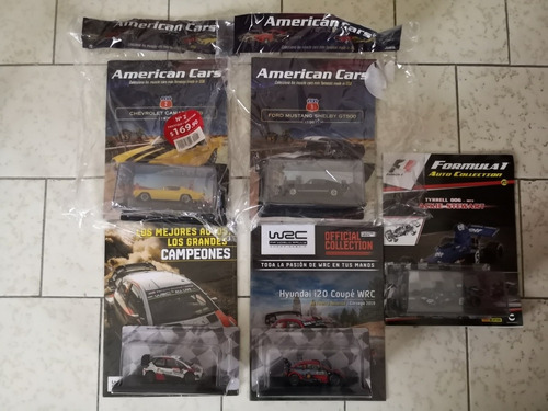 Lote 5 Autos 1:43 Wrc F1 American Cars