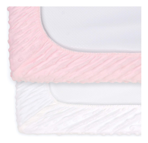 Jgo 2 Fundas Para Cambiador De Bebé Niña Funda Ultra Suave P