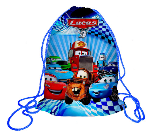 35 Morralito Dulcero Bolo Fiesta Infantil Cars 3