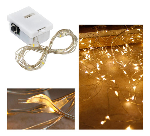 Adornos Para Pasteles Led Blancos Longitud De 3,3 Pies