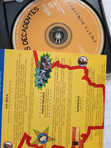 Los Auténticos Decadentes Fiesta Monstruo. Cd