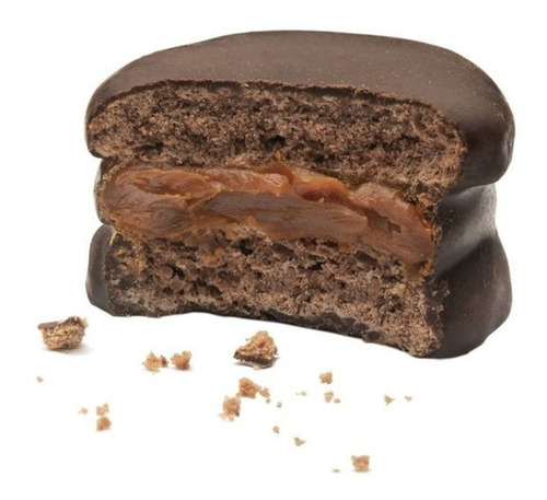 Imagen 3 de 8 de Alfajor Mini Premium Entre Dos Negro - Caja X20 Ud.