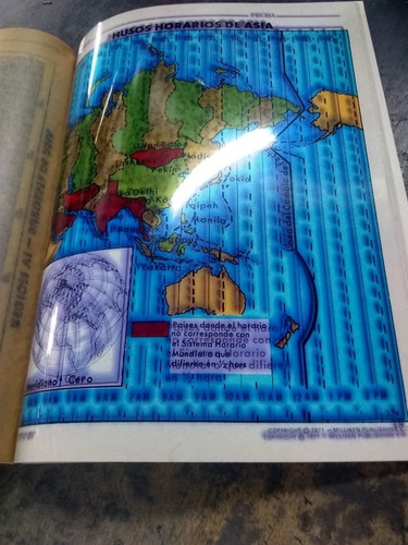 Mapas De Asia. Wall Y Riddle. (1971/27 Pág ). (Usado)