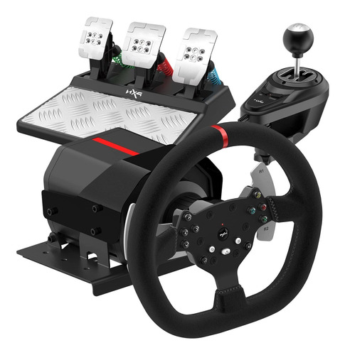 Force Feedback Steering Wheel, Pxn V10 Racing Wheel 270/900