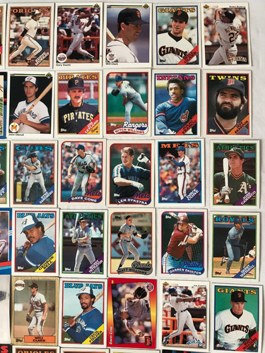 Lote De 108 Cards De Estrellas De Beisbol Tarjetas 80s Y 90s (Usado)