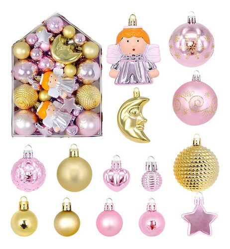 Adorno De Bola De Navidad, Decoración Pequeña Para Bolas De
