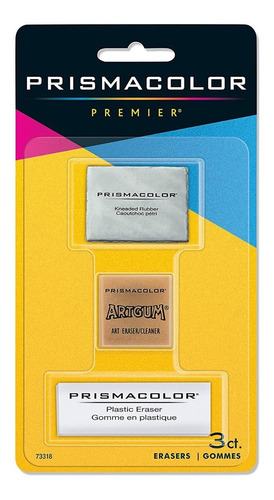 Prismacolor Premier Erasers  Set Pack De 3 Gomas Borradores