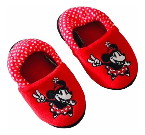 Pantufla Disney Minnie Mouse Para Niñas