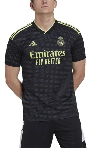 Chaqueta Real Madrid 2021/2022 Salida Negro Original adidas