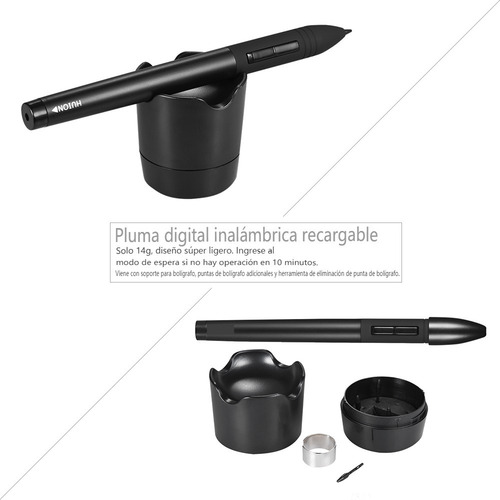 Imagen 6 de 9 de Tableta Gráfica Huion 1060plus Portátil Para Dibujos