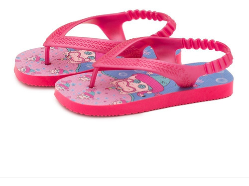 Imagen 4 de 7 de Ojotas Unicornio Nena Niña Infantil Artentino Tira Talón