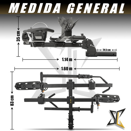 Rack Tiron Portabicicletas Sp Bike T/thule Mercedes-benz Glc