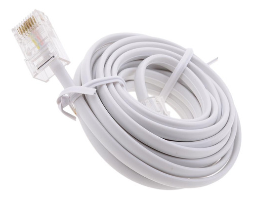10 Pies De Teléfono Rj11 / 6p4c A / 8p4c Red A Teléfono