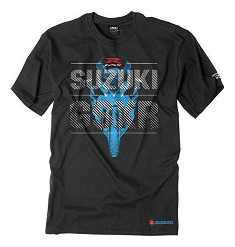 Factory Effex 1688406 Suzuki Gsxr Bike Tshirt Black Xxlarge