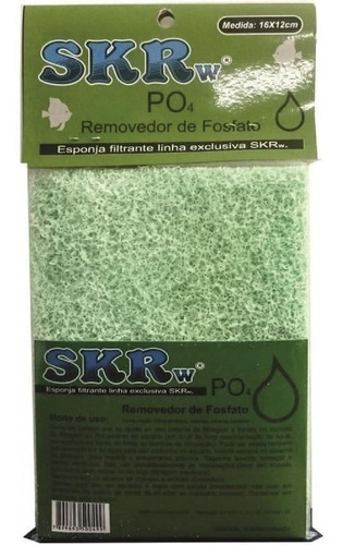 Esponja Filtrante Skrw Remove Fosfato 16x12cm