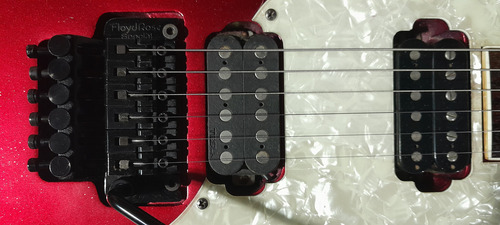 Guitarra Fernandes Vertigo Japan 2003 Gotoh Tesla Floyd Rose Destro Vermelho Metálico Maple E Rosewood (Usado)