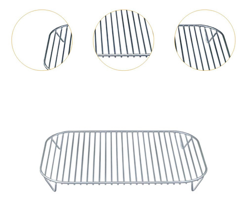 Parrilla Plegable Para Asar En Interiores, Accesorio Para