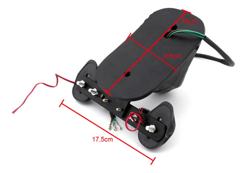 Luz Traseira Do Freio Traseiro Skull Turn Signal Para Harley