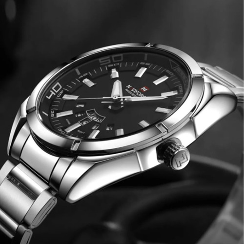 Relógio Quartzo Masculino Naviforce Nf9038m Luxo Esporte