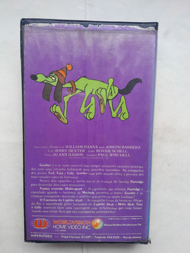 Fita Vhs Goober E Os Caçadores De Fantasmas Original Dublado