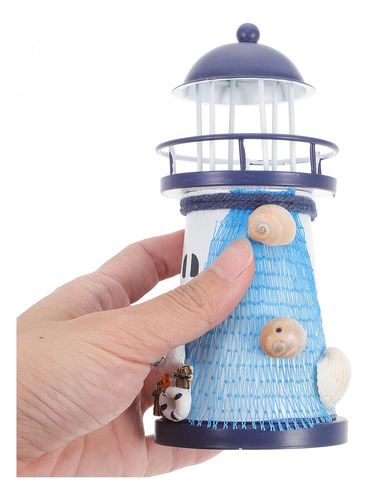 Portavelas Modelo Natical Marine De Lighthouse Decor