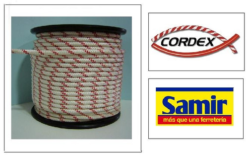 Cuerda Driza #8 Blanca *mts Cordex (cuerda Brillante Caribe