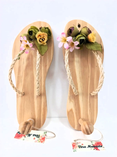 Par De Cabide Chinelo Decoração Cabideiro Pinus Artesanal
