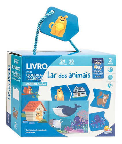 Todolivro Play - Livro Com Quebra-cabeça Assimilação: Lar D